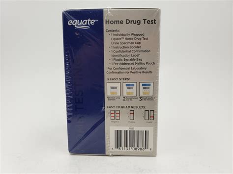 Confirm a positive result with free expert lab testing. . Equate home drug test negative results